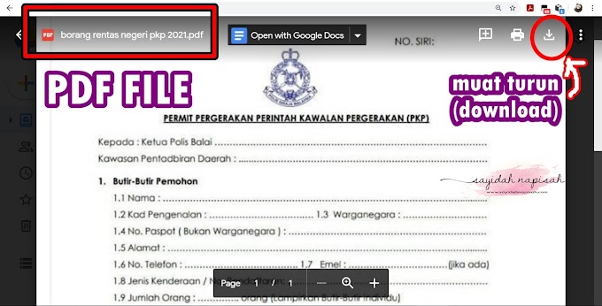 Terkini 2021 Sop Borang Kebenaran Rentas Negeri Daerah Pkp Pkpb Pdf Jpeg Sayidahnapisahdot