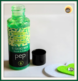 pep De-tox Neem & Aloe Face Wash product description
