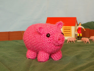 free crochet pig pattern