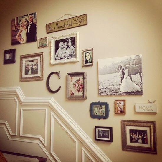 50 Creative Staircase Wall decorating ideas, art frames