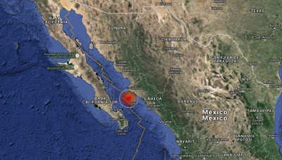 FUERTE SISMO DE 6,8 GRADOS SE REGISTRA EN EL GOLFO DE CALIFORNIA