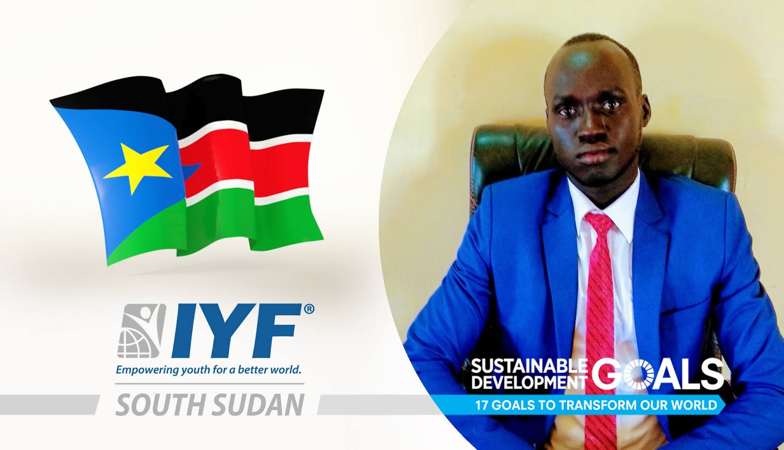 Lino Chuol, IYF Representative in South Sudan