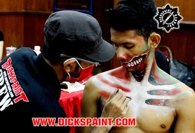 make up zombie jakarta