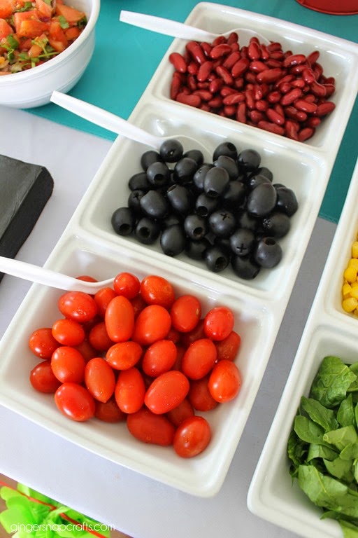 fresh taco bar