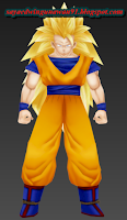 Papercraft Goku SSJ 3 HD