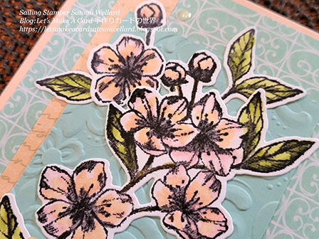 Stampin'Up! Forever Blossoms Congratulations Card  by Sailing Stamper Satomi Wellard