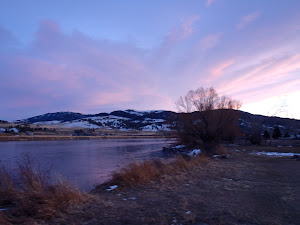 Sunset on the Missouri River