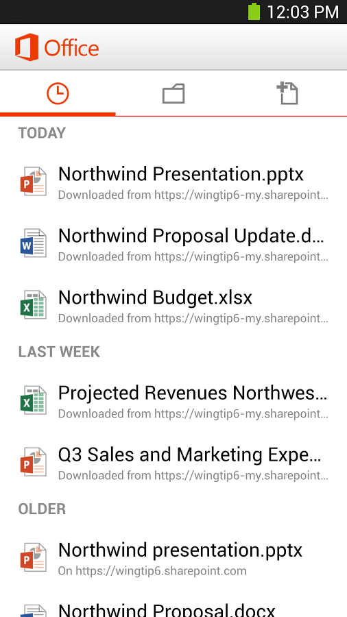 Office Mobile for Android 