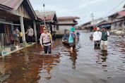 Polisi di Singkil Pantau Belasan Desa Yang Terdampak Banjir