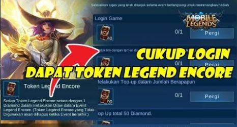 Cara Menggunakan Token Legend Encore