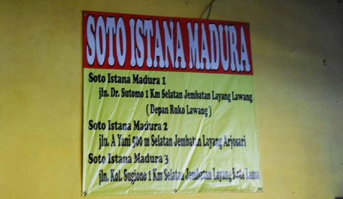 Alamat Soto Istana Madura