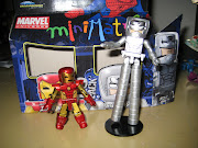 Then we have NeoClassic Iron Man and Stilt Man the tallest of all minimates . (minimateneoclassicimstiltman)