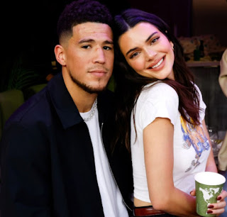 Devin Booker with his girlfriend Kendall Jenner