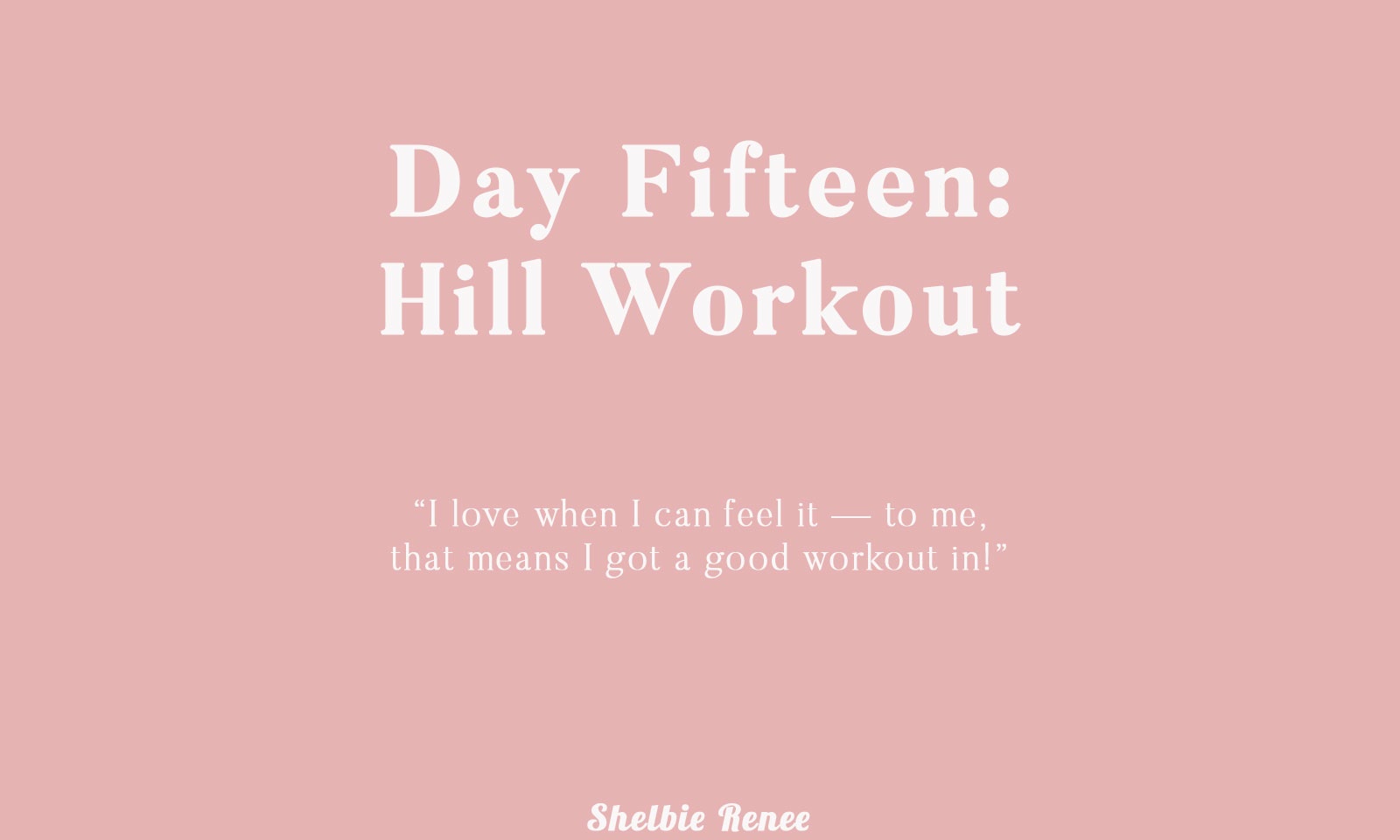 21-Day Fitness Challenge: Day 15