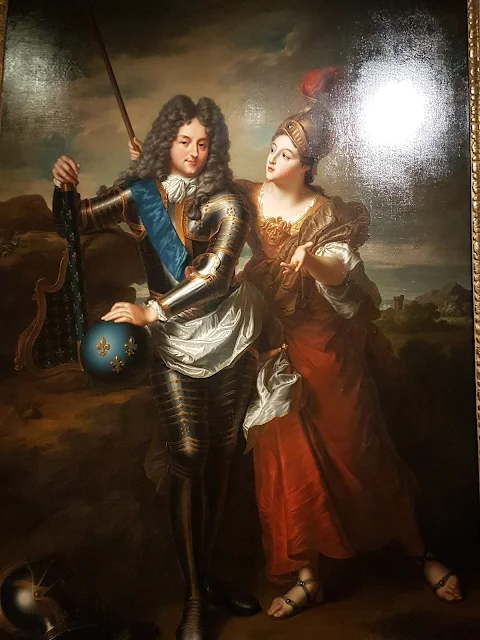 Philippe d'Orléans et Mme de Parabère en Minerve. JB Santerre. Musée de Versailles