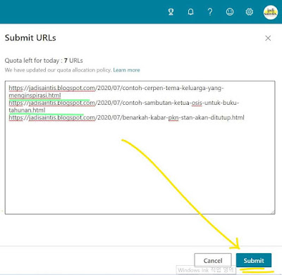 Cara mengirim link secara massal