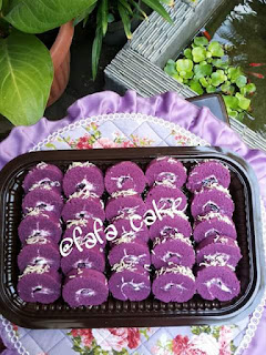 Resep Bolu gulung Purple Blueberry 