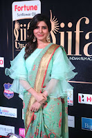 Samantha Ruth Prabhu Smiling Beauty in strange Designer Saree at IIFA Utsavam Awards 2017  Day 2  Exclusive 41.JPG