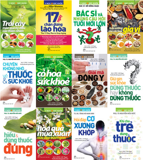 20 Ebook Y Học & Sức Khỏe - NXB Trẻ  2011-2016