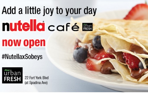 Nutella Cafe Opens In Toronto #NutellaxSobeys