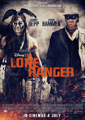 Disney's The LONE RANGER 2013 film large movie poster malaysia