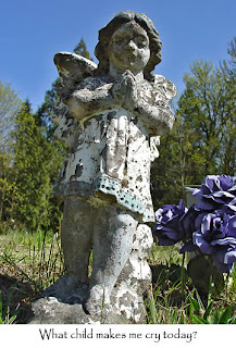 Grave marker in Native American graveyard, photo by Robin Atkins