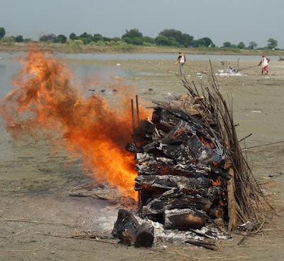 Her Body Was Cremated on the Bank of the Sacred River Yamuna