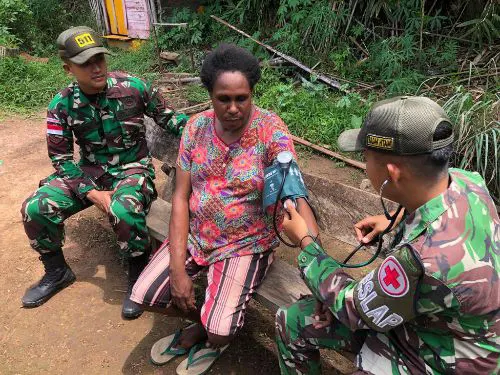 Serangan Teritorial Digencarkan Yonif 511/DY di Tanah Papua