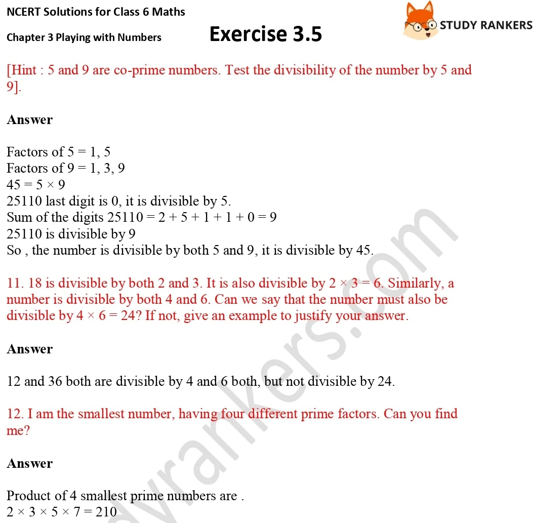 NCERT Solutions for Class 6 Maths Chapter 3 Playing with Numbers Exercise 3.5 Part 4