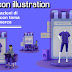 3D Icon illustration | 3 illustrazioni di qualità con tema l'ecommerce