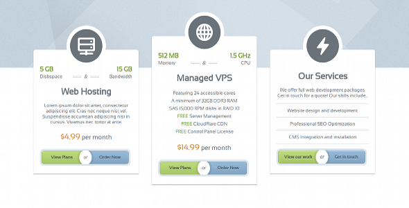 GlassHost - Premium Web Hosting Template - Hosting Technology