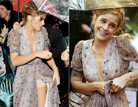 Emma Watson Embarrassing celebrity wardrobe malfunctions