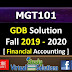 MGT101 GDB Solution Fall 2019 - Year 2020