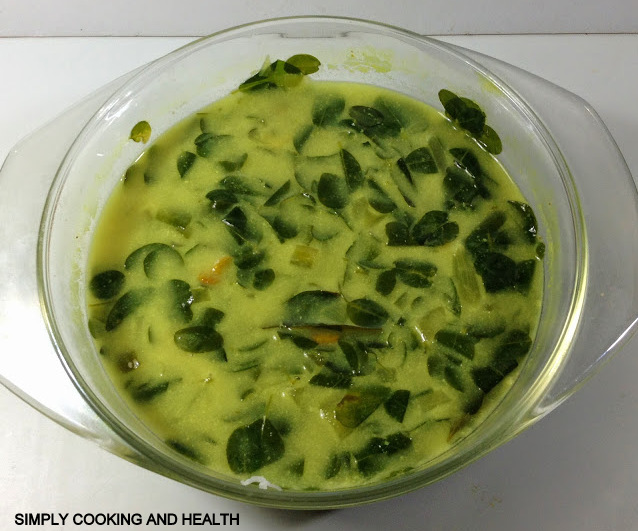 Moringa Leaves Sothi  - Moringa Leaves Coconut milk Soup