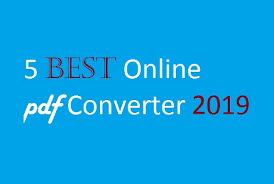 5 Best online pdf converter 2019