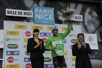 Sylvain Chavanel con el maillot verde