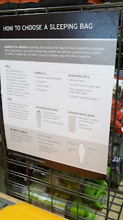 REI Makes Choosing Easy: Sleeping Bag In-store Signage