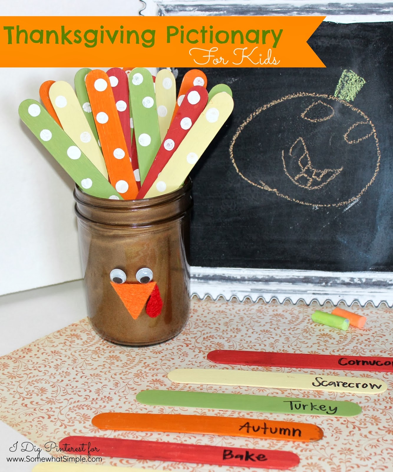 Thanksgiving Pictionary Game For Kids - I Dig Pinterest