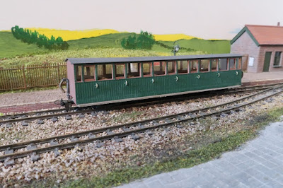 Welsh Highland Railway coach 23 in 009 scale