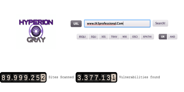 افحص اي موقع إن كان قابلا للإختراق بأزيد من 3 مليون و300 الف ثغرة  