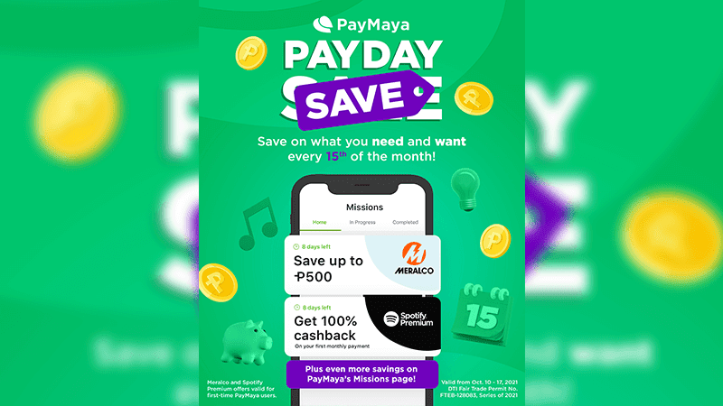 PayMaya announces PayDay Save promo—save up to PHP 1,500!