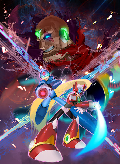 Megaman X5, X and Zero,cool anime wallpaper