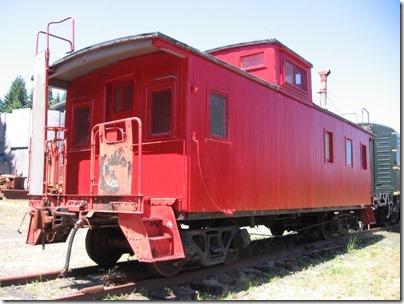 IMG_8016 Spokane, Portland & Seattle Railway Caboose #701 at the Columbia Gorge Interpretive Center Museum in Stevenson, Washington on July 3, 2009