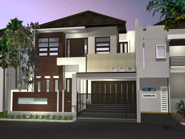 Contoh Desain Rumah Minimalis  2 Lantai