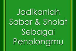 Kata Mutiara Islami Ihwal Kesabaran