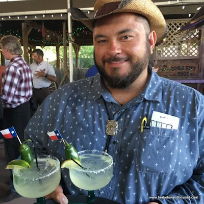 laughing margaritas at Big Texan Steak Ranch in Amarillo, Texas