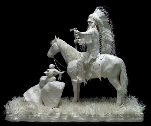 Paper Sculptures by Allen and Patty Eckman Seen On www.coolpicturegallery.net