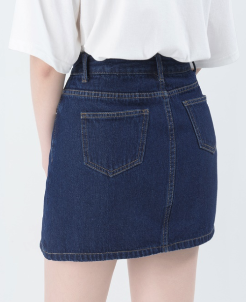 5-Pocket Mini Denim Skirt