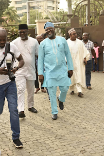 Dino Melaye Attends Former Governor, Ibrahim Idris 70th Birthday Dinner