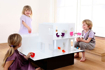 szedzki domek dla lalek, dolls house, pokój dla dziewczynki, ikea, nowoczesny